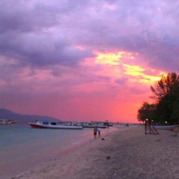 Zonsondergang Gili T - geen filter 