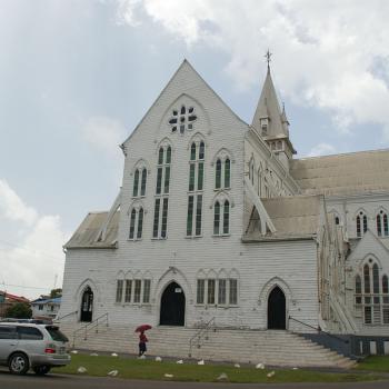 St. Georges kerk in Georgetown #Guyana is de hoogste houten kerk van de Wereld 