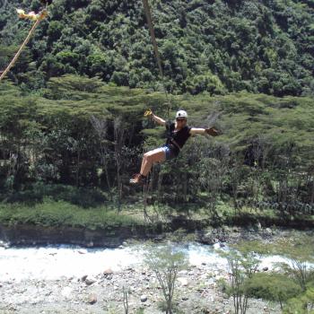 Canopy tijdens de Inca Jungle Trekking