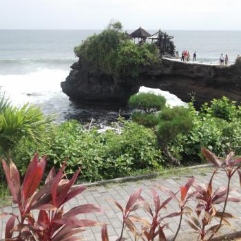 De rotsen bij het prachtige Tanah Lot
