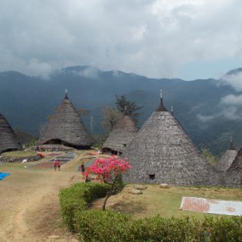 Wae Rebo traditionele stam mangarai gebied