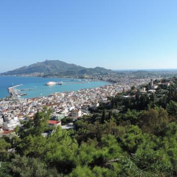 Uitkijkpunt Bohali, uitzicht over Zakynthos-stad