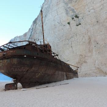 Het scheepswrak op Navagio Beach
