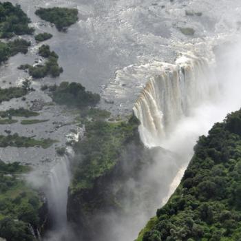 Vic Falls uit de helikopter