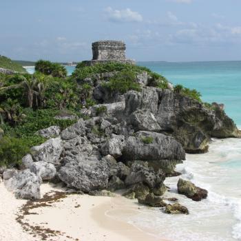 Mayastad en strand Tulum