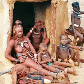 Himba familie