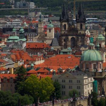 Uitzicht over Praag
