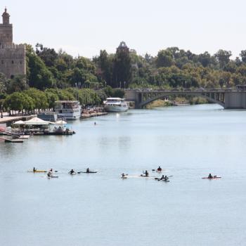 De oversteek over de Guadalquivir