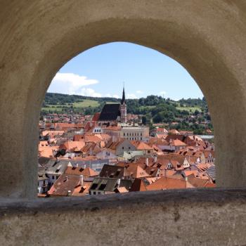 Uitzicht over Cesky Krumlov