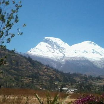 De Huascaran. Het herkenbare uitzicht in Huaraz.....