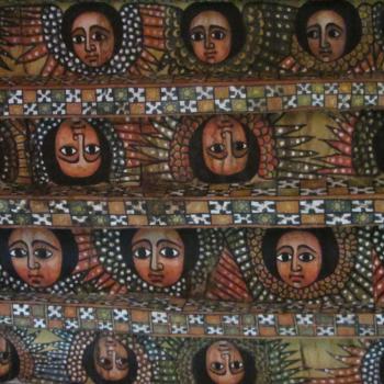 Debre Birhan Selassie kerk- serafijnenkopjes.
