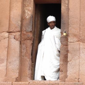 Priester in Lalibela