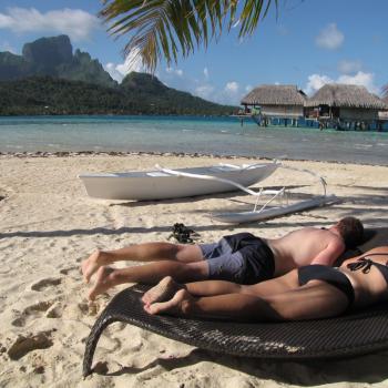 motu bij Bora Bora
