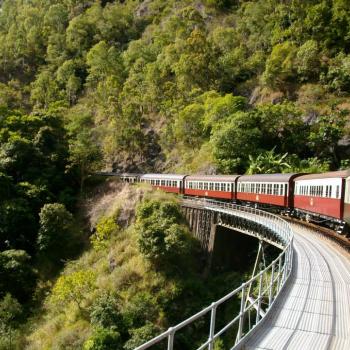 de Kuranda Scenic Railway bij Cairns