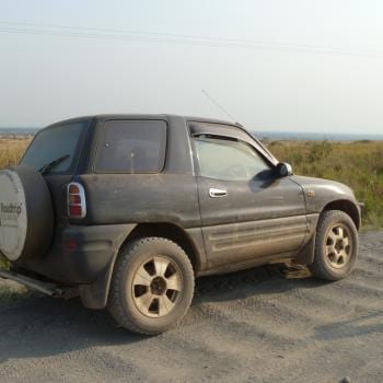 Jeep van Roadtrip Uganda