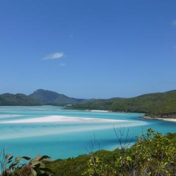 Whitehaven Beach op de Whitsunday's