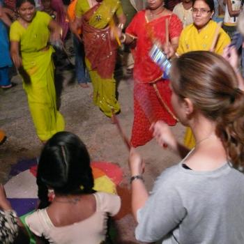 Verrast door het 'festival van de kleuren'