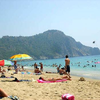 Het Kleeopatra strand in Alanya