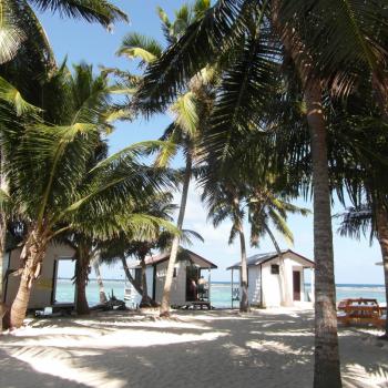 Huisjes op Tobacco Caye ♥