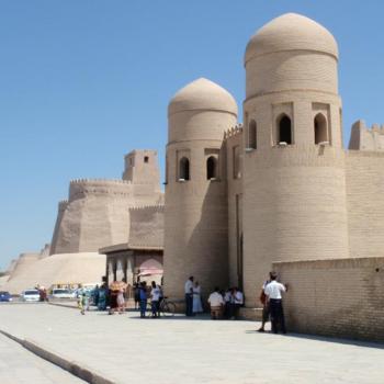 De ommuurde stad Khiva
