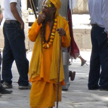 Holyman in Kathmandu
