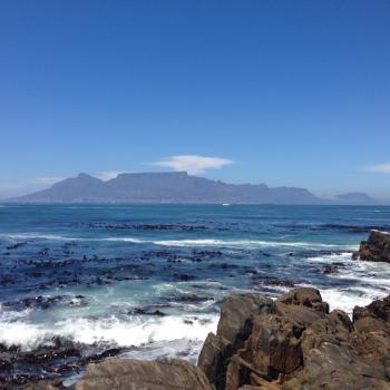Tafelberg vanaf Robbeneiland 