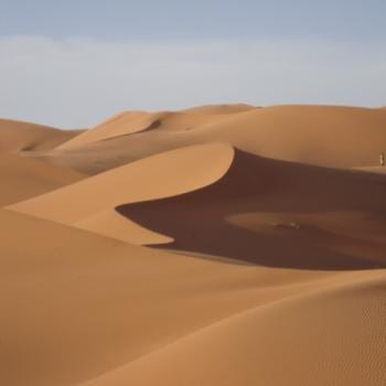 De woestijn bij Merzouga
