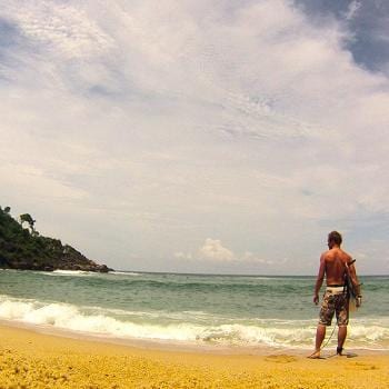 Baai van Carrizalillio; ideaal om surfen te leren 