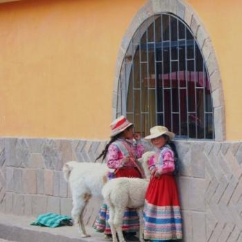 Meisjes in Colca Canyon