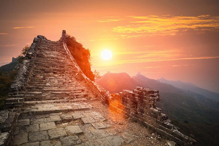 Lopen over de Chinese muur