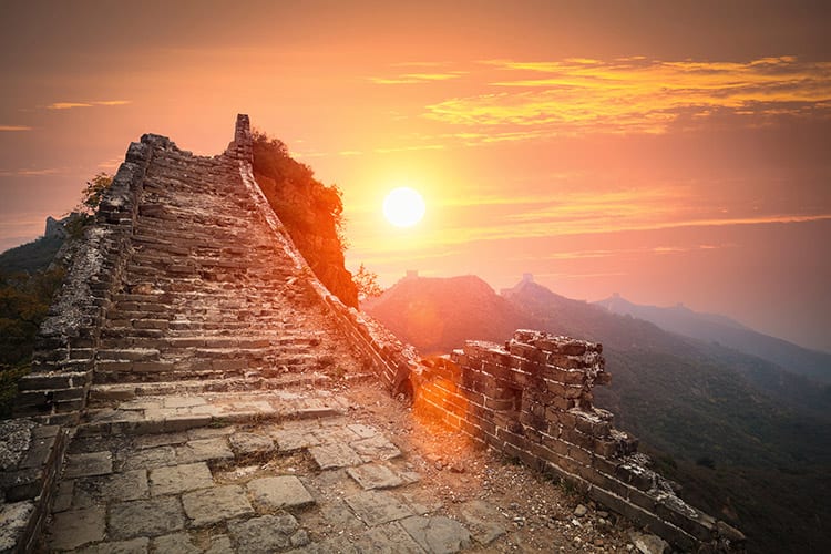 Lopen over de Chinese muur