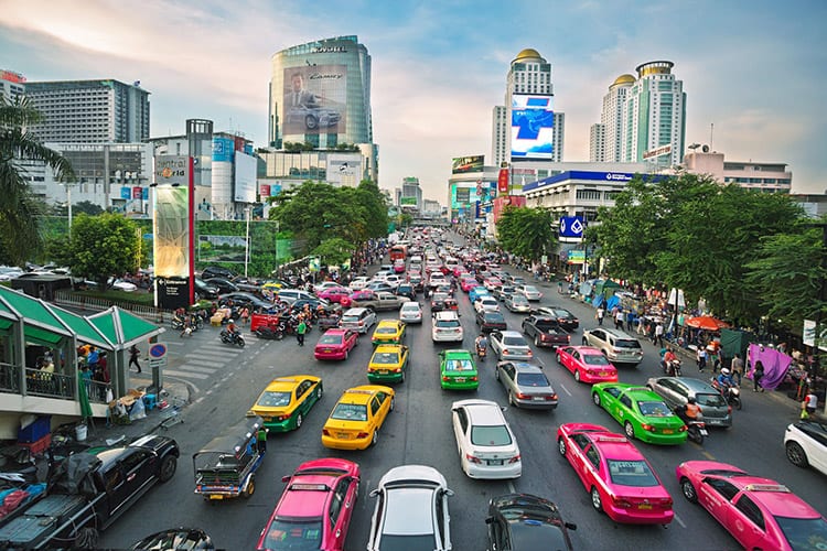 Taxi's in Bangkok