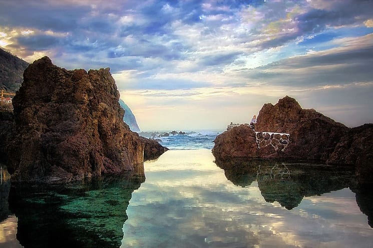 Lava Pool, Madeira, Portugal