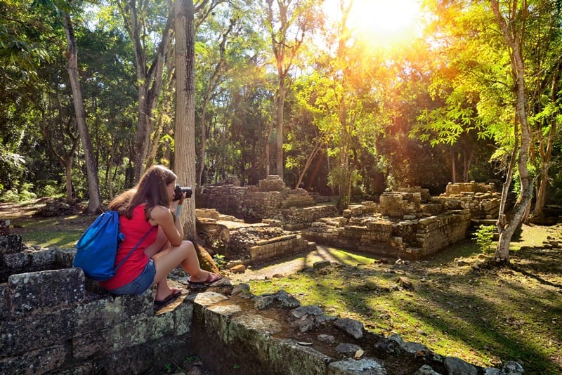 Honduras - ancient Mayan ruins in Copan. Honduras
