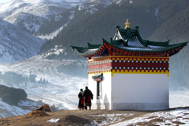 Trekking door de Himalaya in Nepal