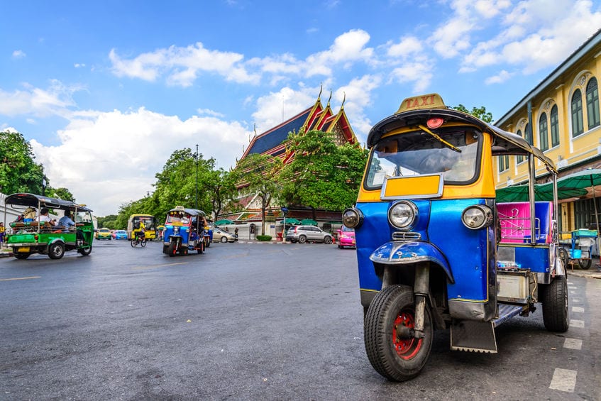 Tuktuks in Bangkok