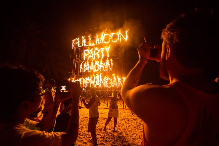 Full Moon Party op Koh Phangan