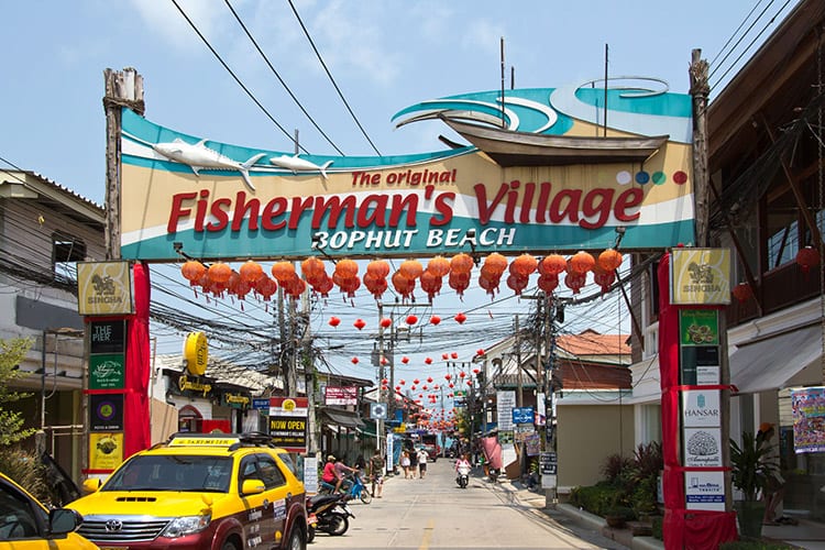 Fisherman's Village bij Bophut Beach