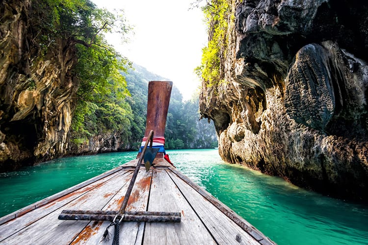 Longtail boot in Krabi