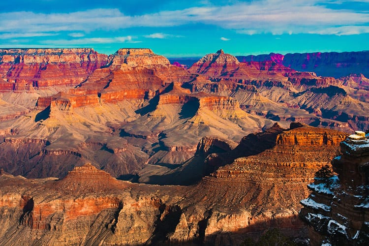 Grand Canyon in de winter