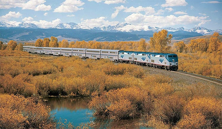 Amtrak trein