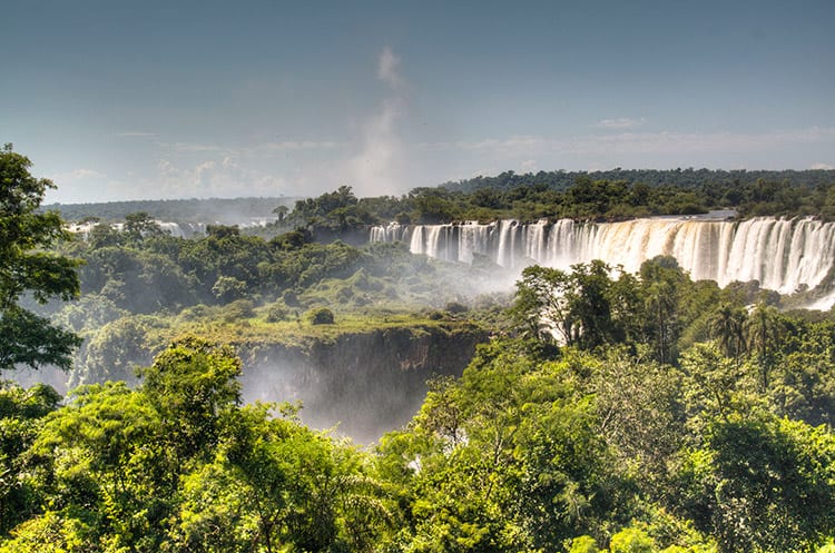 Regenwoud rondom de Iguazu Falls