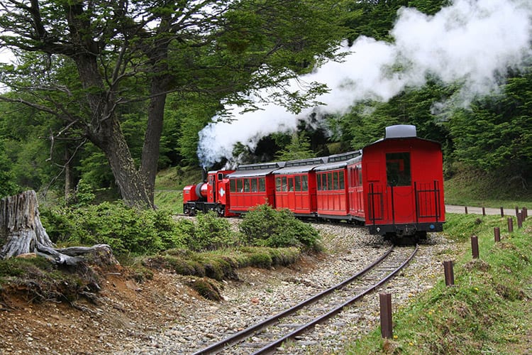 Trein in Ushuaia