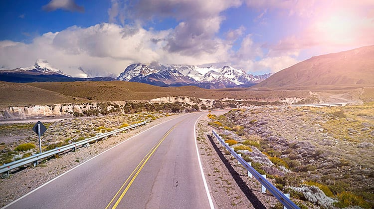 De weg naar El Chaltén