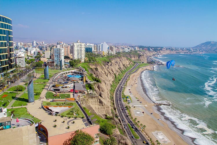 Miraflores Park in Lima
