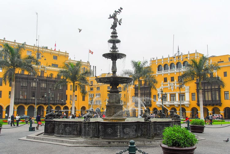 Plaza Mayor in Lima
