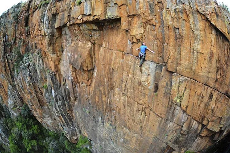 Rotsklimmen, Zuid-Afrika