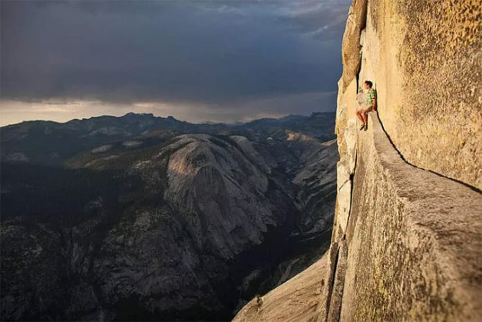 Klimmen in Yosemite National Park, Amerika