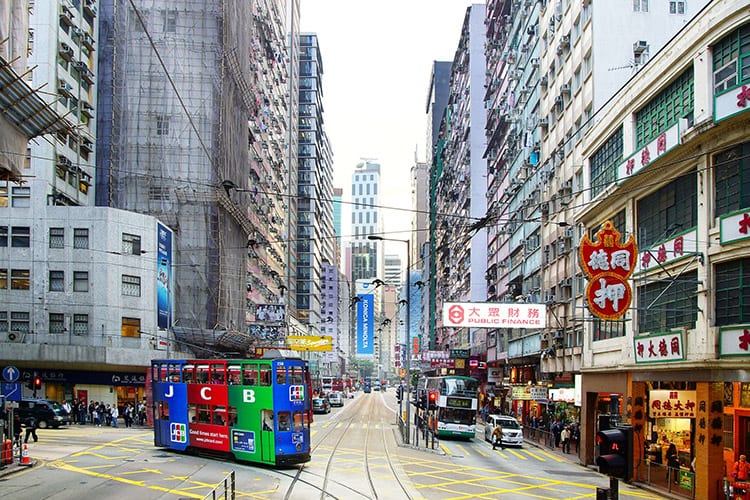 Tram in Hong Kong