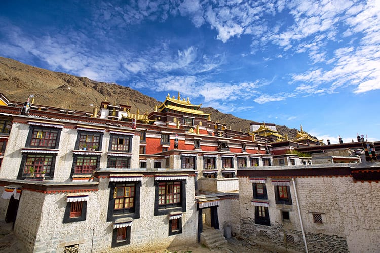 Tashilhunpo klooster in Shigatse